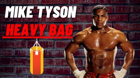 mike tyson heavy bag routine.